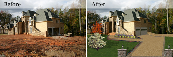 Before/After image made with imaging software